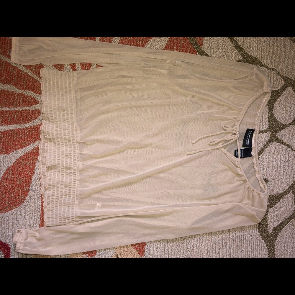 New York and Company See thru blouse